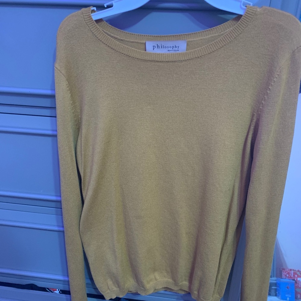 Mustard sweater